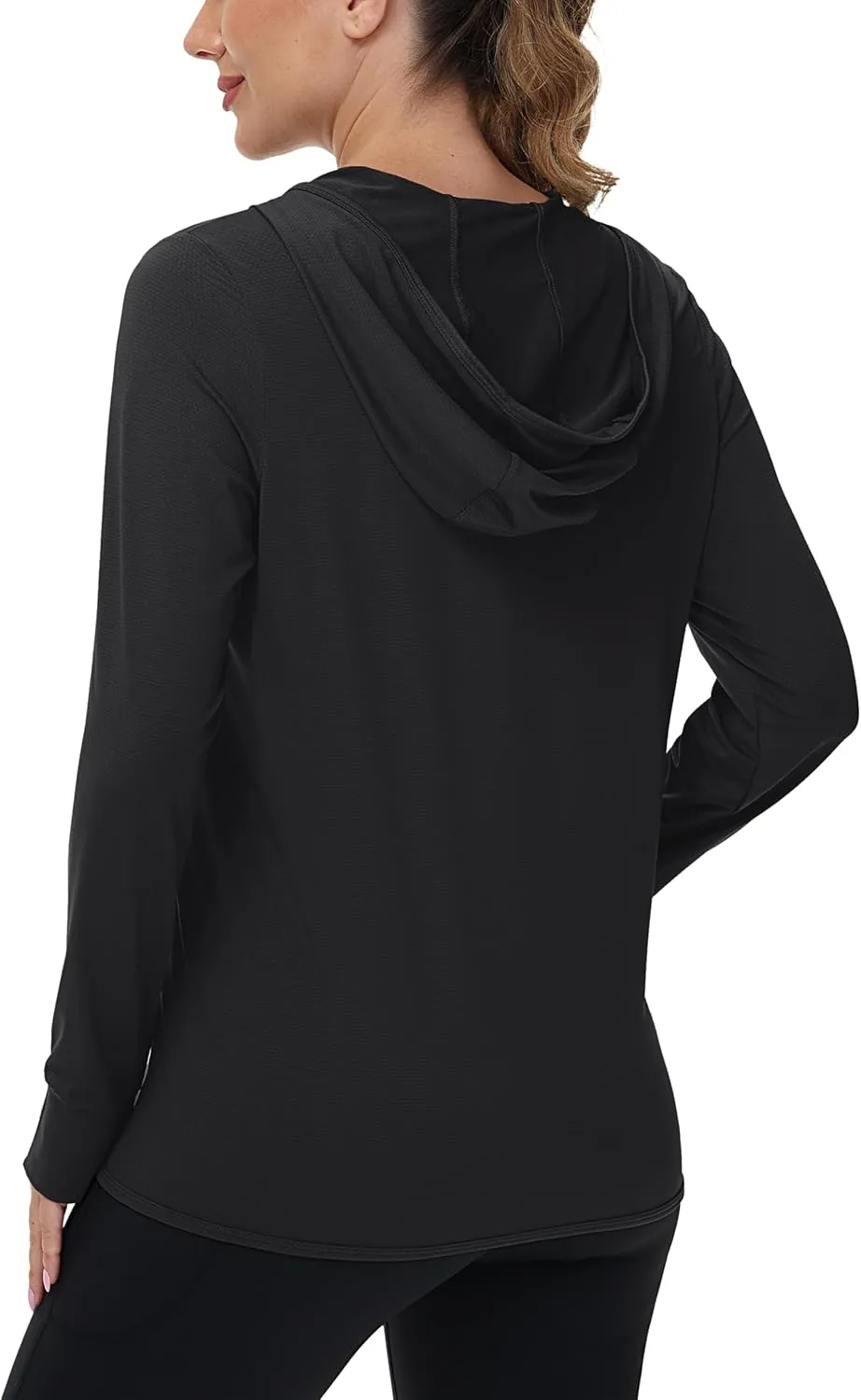 TACVASEN Women's Sun Hoodies Lightweight Jacket for Women Zip Up UPF 50  UV Shirt Long Sleeves