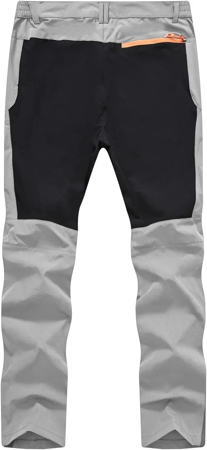 TBMPOY Men's Hiking Work Cargo Pants Lightweight Waterproof Quick Dry Outdoor Mountain Pant Fishing Camping