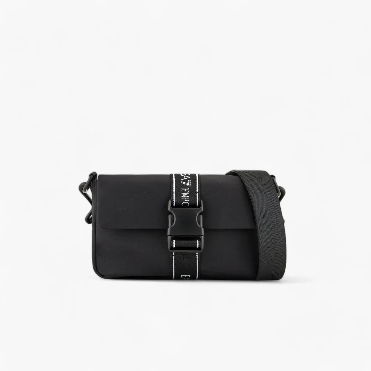 Technical Crossbody Bag With Logo Tape