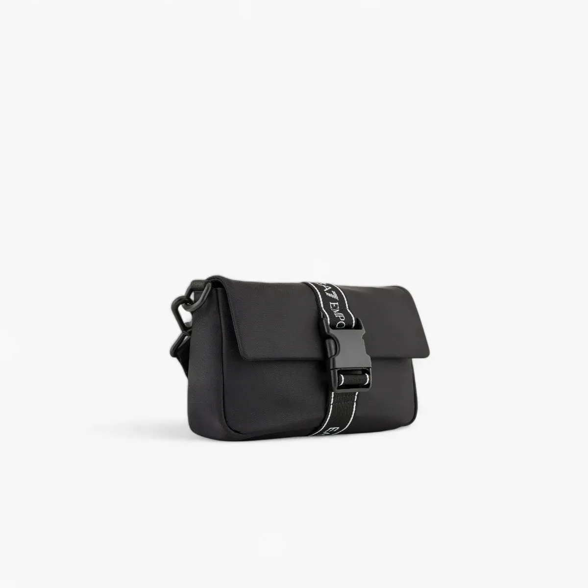 Technical Crossbody Bag With Logo Tape