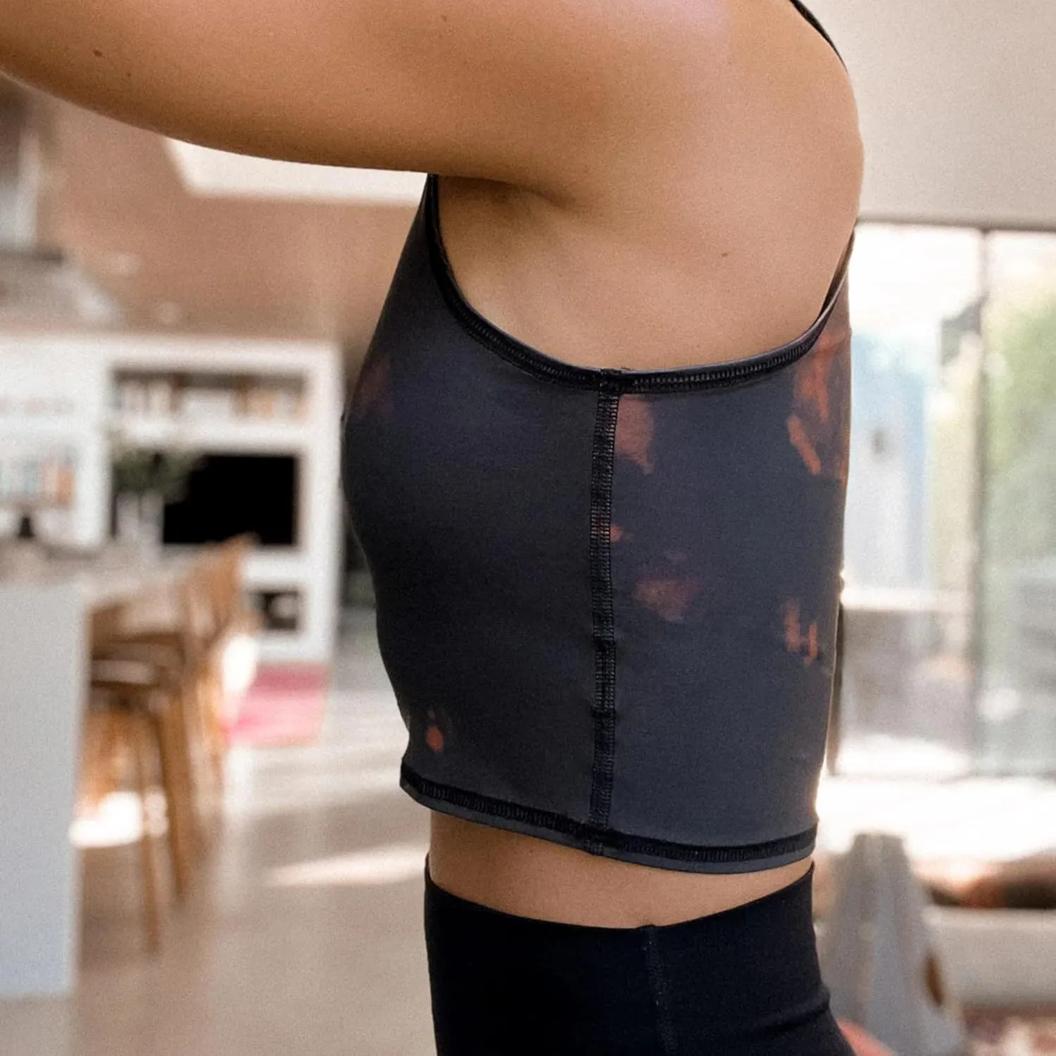 teeki Mermaid Tank Bra Tops for Women, USA Made from Sustainable Eco Luxury Fabric, Lightweight, Quick Dry, Bra Top