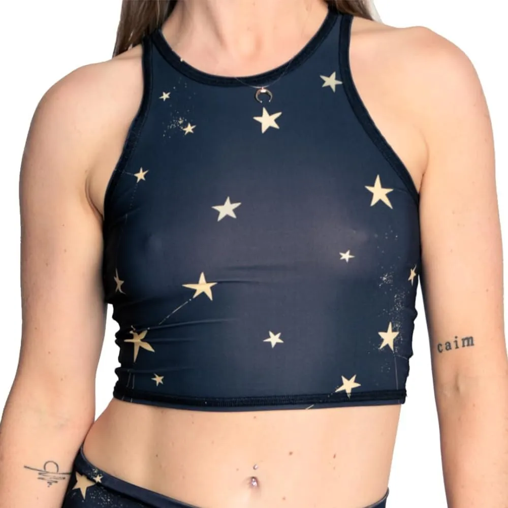 teeki Mermaid Tank Bra Tops for Women, USA Made from Sustainable Eco Luxury Fabric, Lightweight, Quick Dry, Bra Top