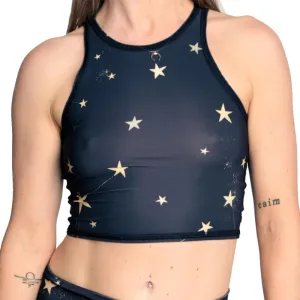 teeki Mermaid Tank Bra Tops for Women, USA Made from Sustainable Eco Luxury Fabric, Lightweight, Quick Dry, Bra Top