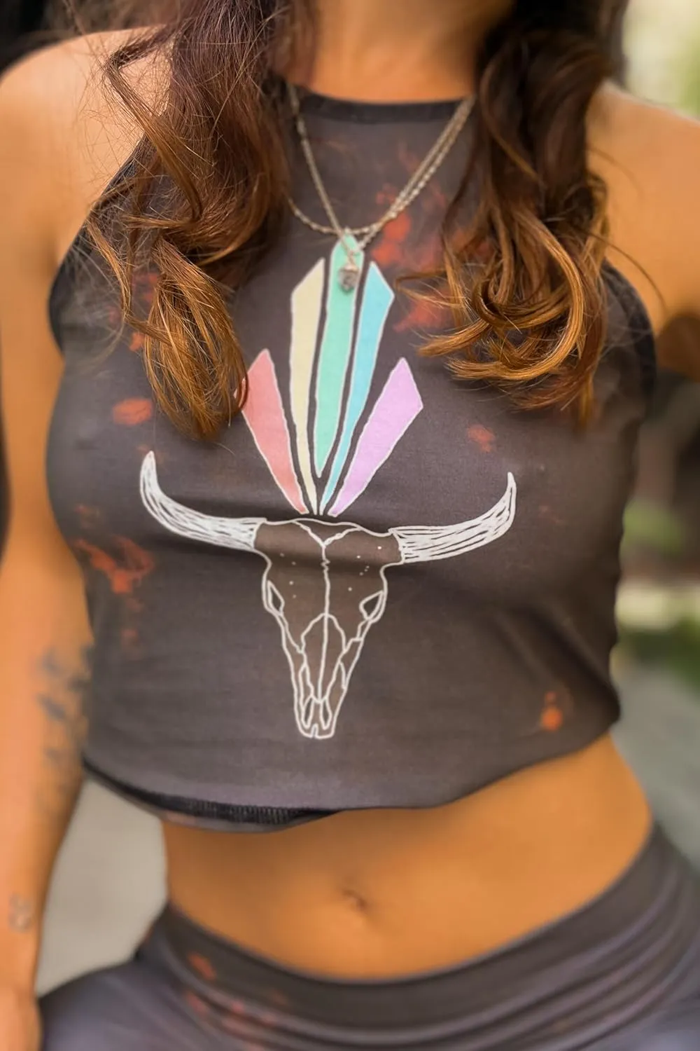 teeki Mermaid Tank Bra Tops for Women, USA Made from Sustainable Eco Luxury Fabric, Lightweight, Quick Dry, Bra Top