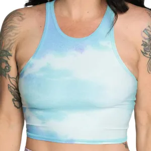teeki Mermaid Tank Bra Tops for Women, USA Made from Sustainable Eco Luxury Fabric, Lightweight, Quick Dry, Bra Top