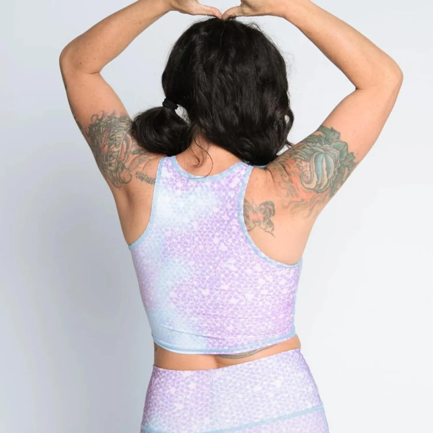 teeki Mermaid Tank Bra Tops for Women, USA Made from Sustainable Eco Luxury Fabric, Lightweight, Quick Dry, Bra Top