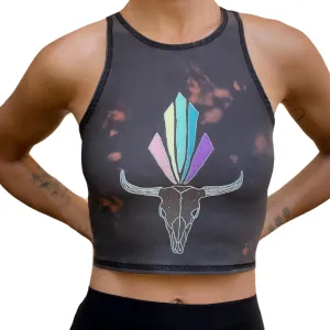teeki Mermaid Tank Bra Tops for Women, USA Made from Sustainable Eco Luxury Fabric, Lightweight, Quick Dry, Bra Top