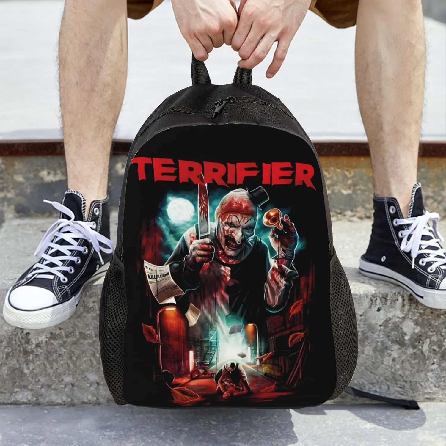 Terrifier Backpack, Leisure Travel Sports Backpack, Lightweight And Large Capacity