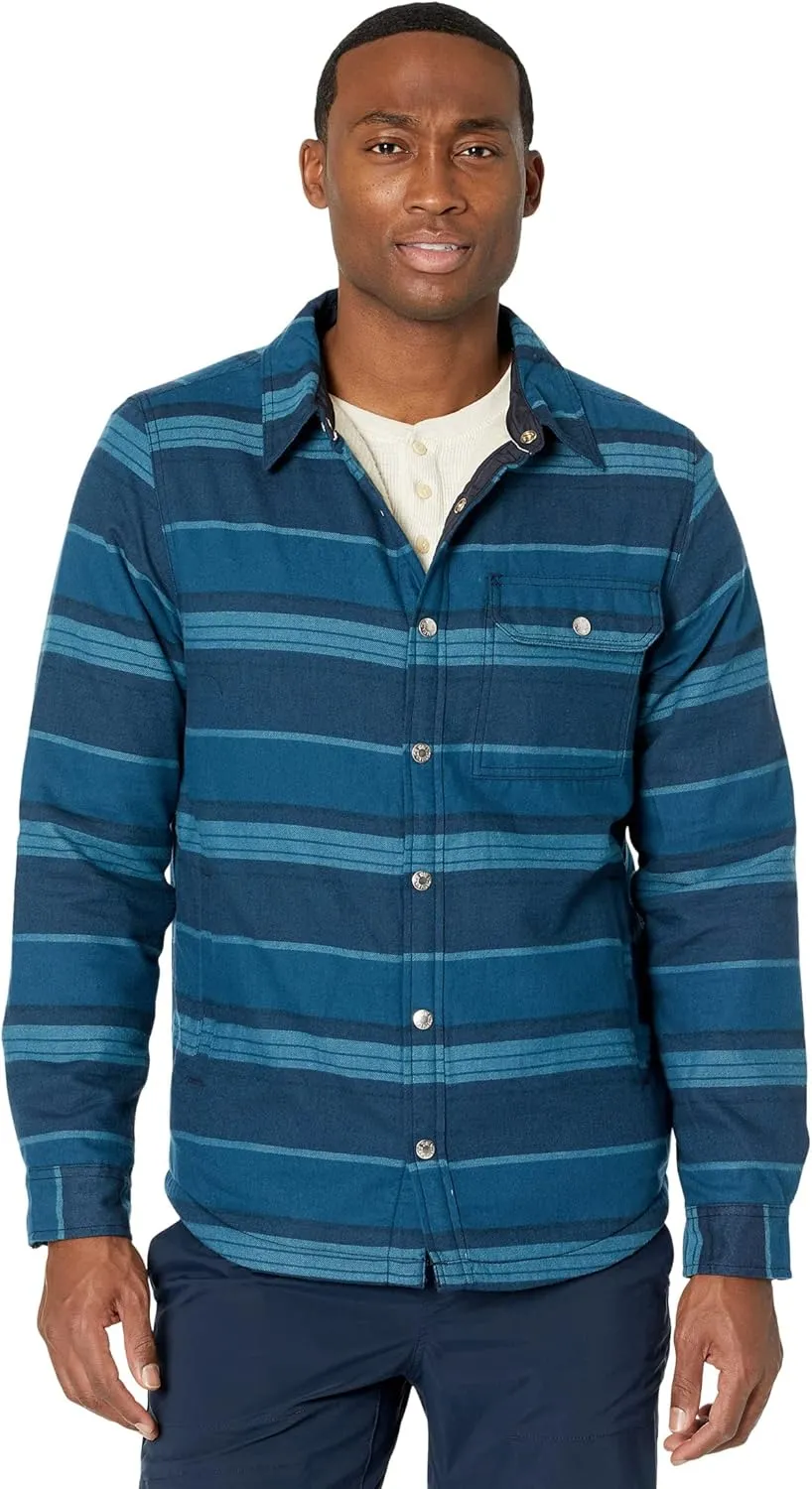 THE NORTH FACE Campshire Shirt Monterey Blue Large Half Dome Stripe SM