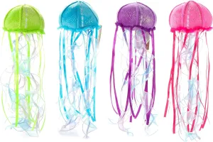 The Petting Zoo, Jellyfish Stuffed Animal, Gifts for Girls, Sparkly Jellyfish Plush Toys (Blue, 8 inch)