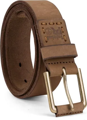Timberland PRO Men's 40mm Workwear Work Belt Leather Belt, Wheat/Pull Up, 48