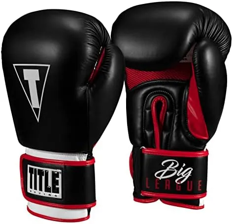 TITLE Boxing Leather Big League XXL Bag Gloves 2.0 - Boxing Gloves, Punching Bag Gloves, Kickboxing Gloves, Punching Gloves, Heavy Bag Gloves, Boxing Gloves Men, Boxing Gloves Women, Boxing Equipment