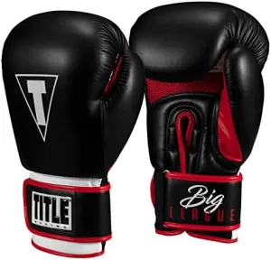 TITLE Boxing Leather Big League XXL Bag Gloves 2.0 - Boxing Gloves, Punching Bag Gloves, Kickboxing Gloves, Punching Gloves, Heavy Bag Gloves, Boxing Gloves Men, Boxing Gloves Women, Boxing Equipment