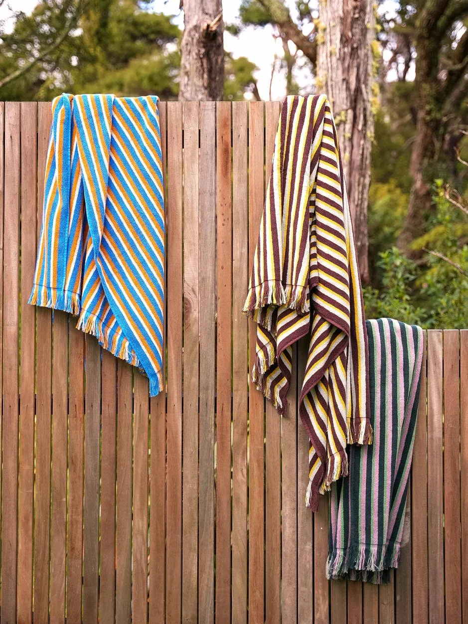 Tivoli beach towel blue/natural