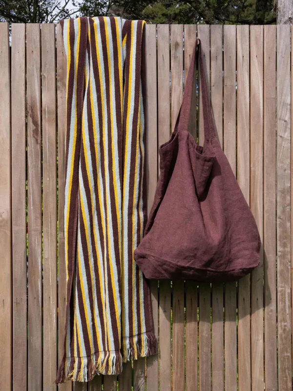 Tivoli beach towel mulberry/sage