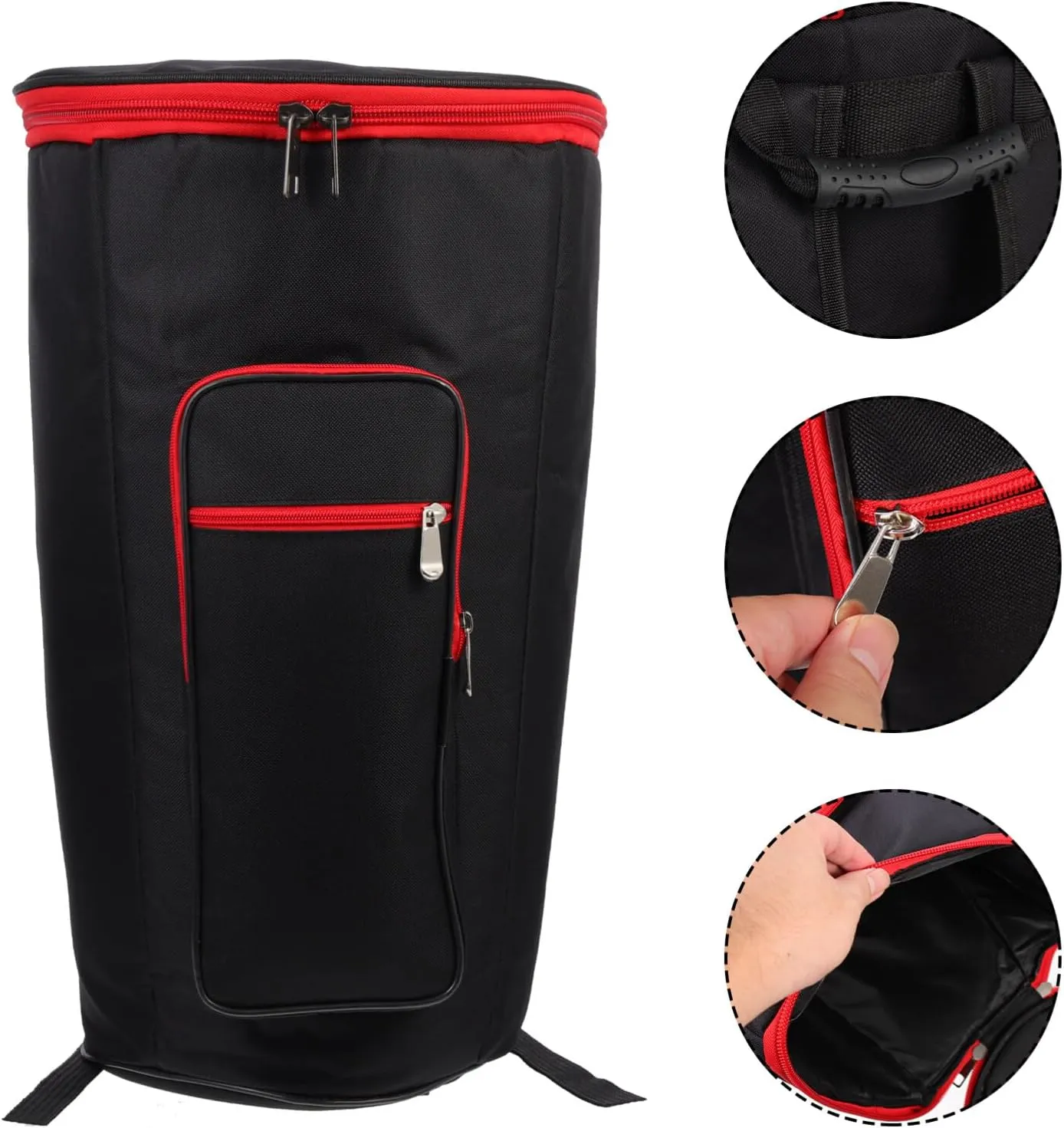 Toyvian Large Drum Bags Cases for Congo Drum Tambourine Oxford Cloth Easy to Carry