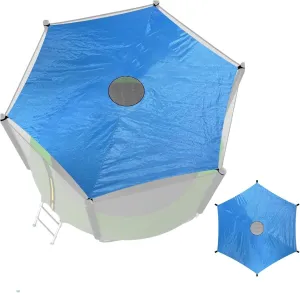 Trampoline Canopy Roof, Trampoline Shade Cover Waterproof Oxford Trampoline Tent Cover, for 6 Poles Round Trampoline