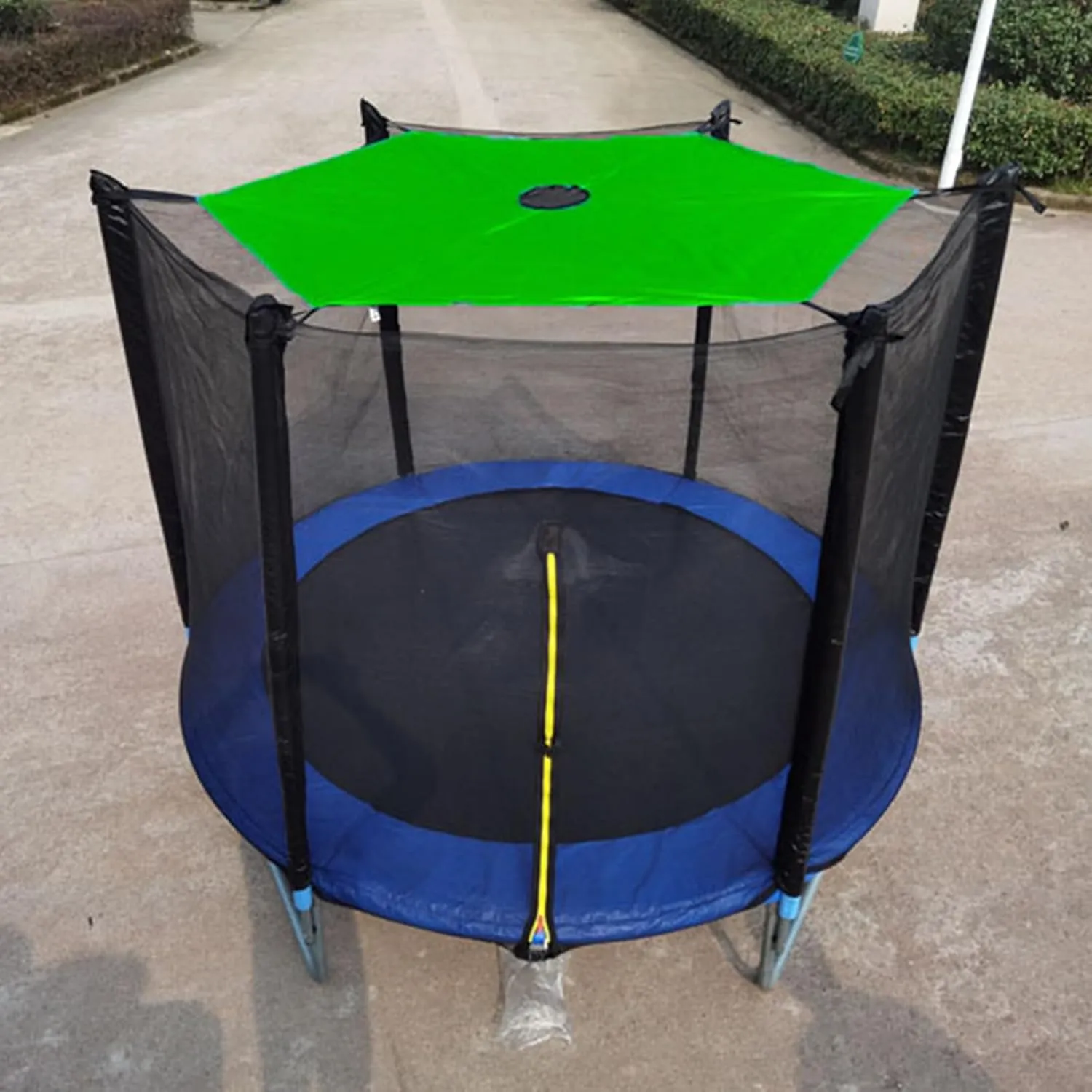 Trampoline Shade Cover, 6ft 8ft 10ft 12ft 14ft Trampoline Sun Protection Cover, Tearproof Trampolines Canopy, Waterproof & UV Protection, Trampolines Accessories Top Shade Covers