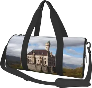 Travel Duffle Bag Weekender Bags for Men Women with Shoe Compartment Large Capacity Weekender Overnight Bag Historical Monuments of Armenia Carry On Tote Bags Sport Gym Bag for Travel Yoga, Black, One
