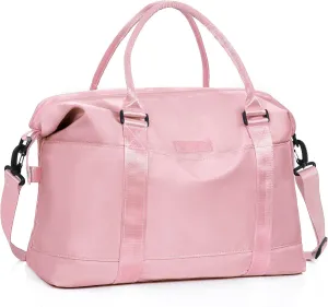 Travel Duffle, Waterproof Gym Weekender Overnight Tote Carry On with Luggage Sleeve, Dry Wet Pocket, Labor Delivery Hospital Bag