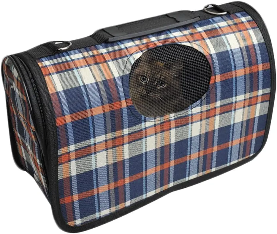 Travel Pet Shoulder Bag for Puppy & Kitten, Cat Carrier Sling Pet Carrier Backpack Waterproof Bottom for Hiking