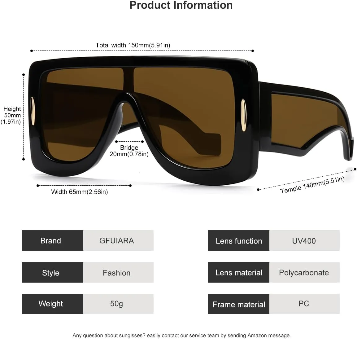Trendy Anagram Mask Sunglasses for Women Men Oversized Flat Top Fashion Shield Sun Glasses UV Protection Sunnies