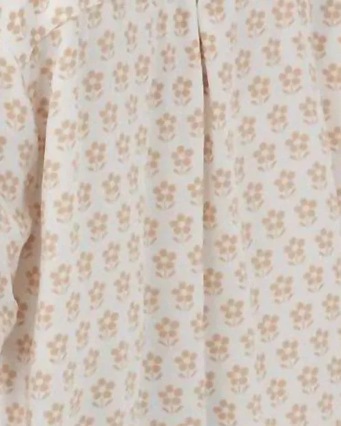 Tricia Daisy Button-Up Top in Winter White | Winter White