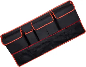 Trunk Storage Bag Auto Hanging Storage Trash Bag Foldable Luggage Collapsible Garbage Can Car Backseat Organizer Trunk Organizer Suv Seat Back Oxford Cloth Back Seat Red