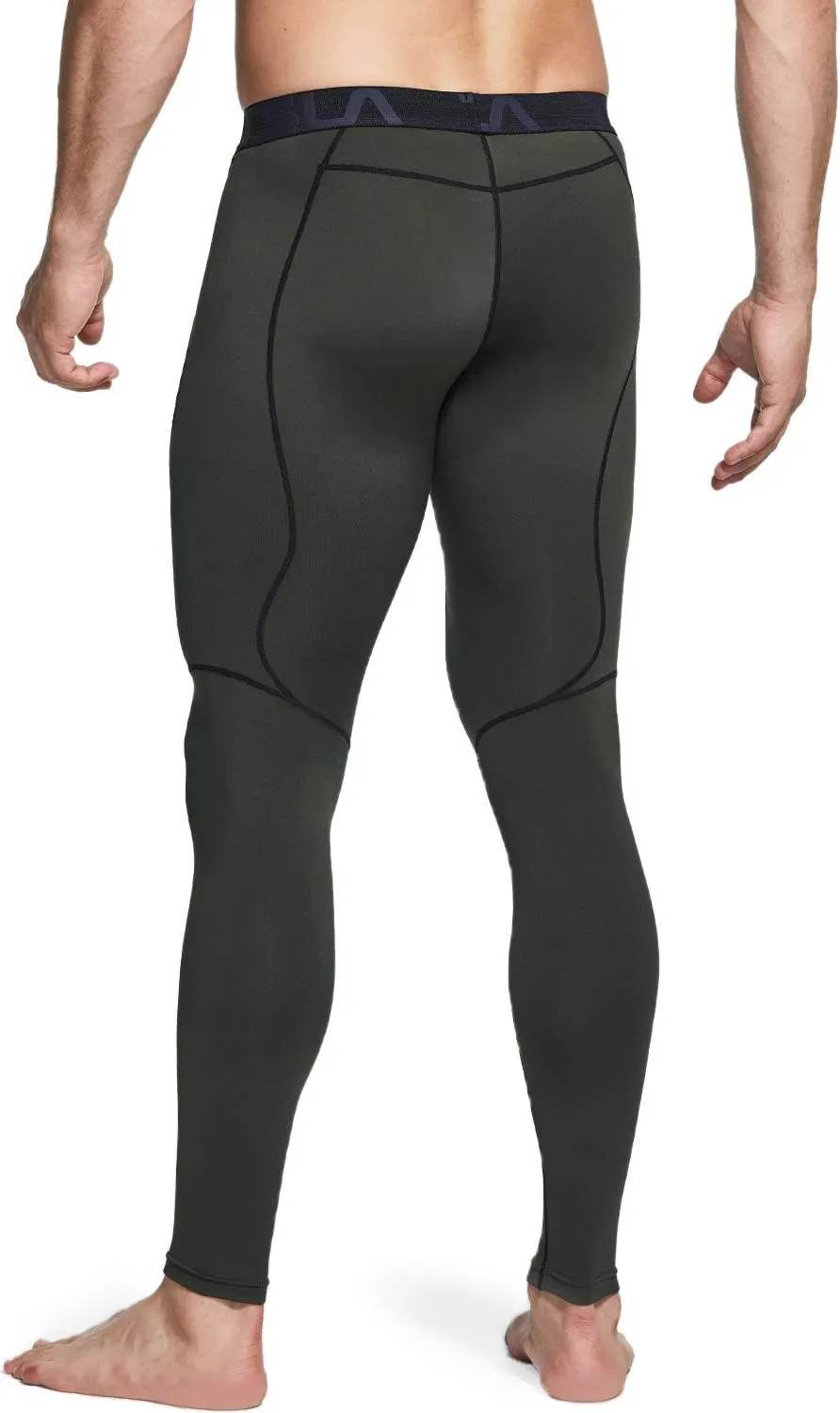 TSLA Men's Athletic Compression Pants, Thermal Wintergear Running Tights, Sports Leggings