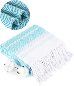 Turkish Beach Towels Vacation Essentials Quick Dry Absorbent Adult Oversized Bath Pool Swim Long Towel Lightweight Thin Fast Drying Over The Lounge Chair Towel Sand Repellent Anti Green