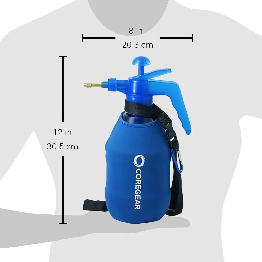 (Ultra Cool XL) USA Misters 1.5 Liter Personal Pump Water Mister & Sprayer with Full Neoprene Jacket…