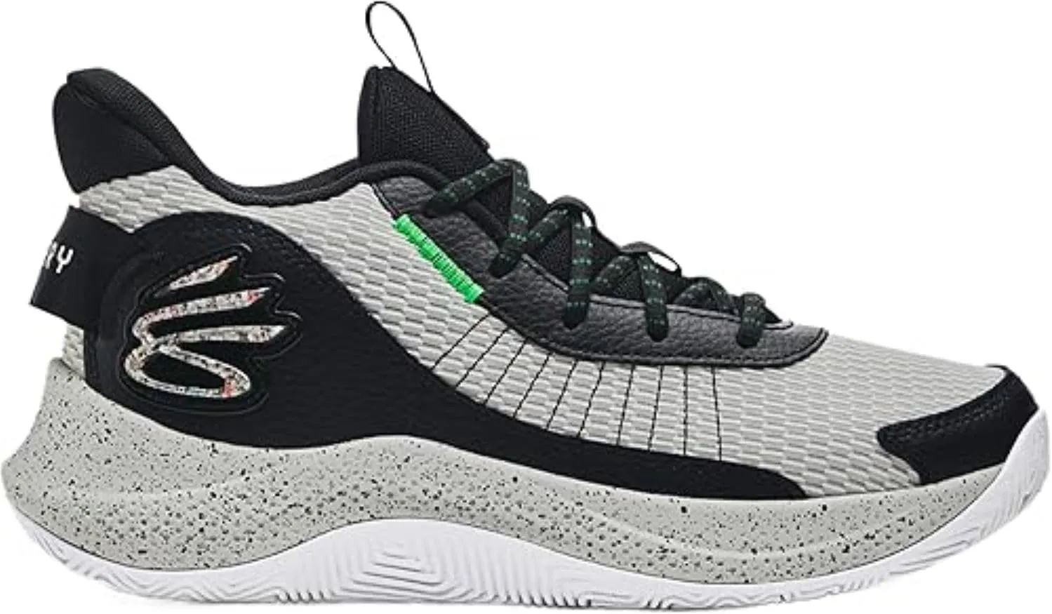 Under Armour Men's Curry 3Z7 Basketball Shoes 3026622 (Black/Olive Tint/Green Screen - 002, US Footwear Size System, Adult, Men, Numeric, Medium, 11)