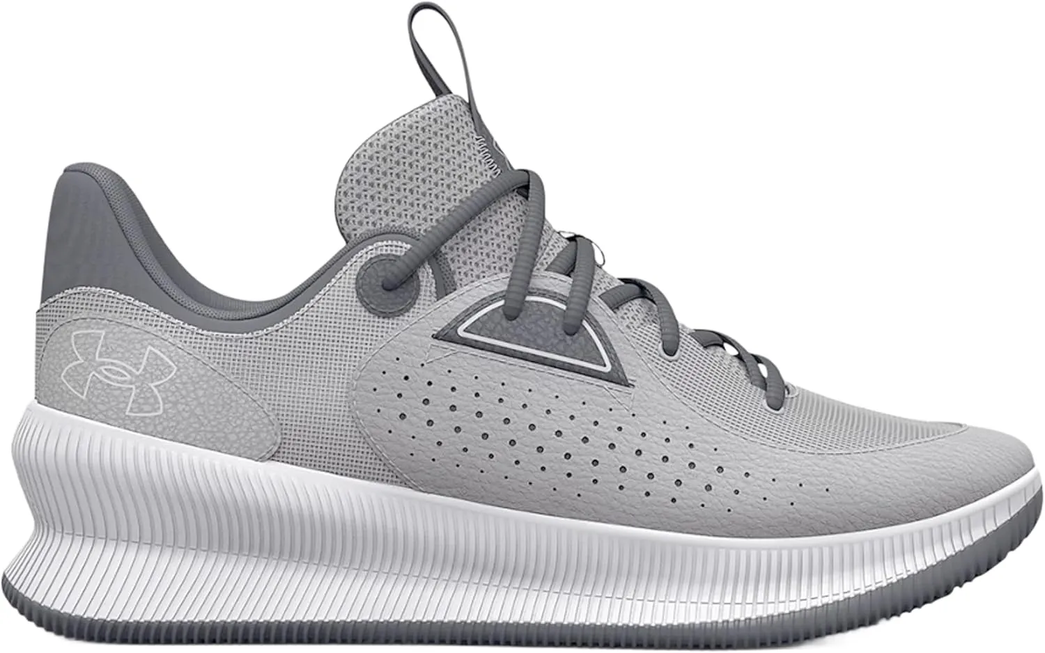 Under Armour Men's UA TWENTY47 Basketball Shoes (Mod Gray/White/Halo Gray - 100, US Footwear Size System, Adult, Men, Numeric, Medium, 11.5)