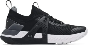 Under Armour Youth Big Kids UA Project Rock 4 Training Shoes (Black/White 001, US Footwear Size System, Big Kid, Men, Numeric, Medium, 3.5)