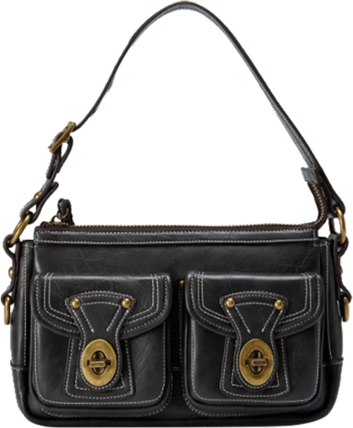 Underarm Bag for Women, Retro Style Bag with Adjustable Strap, Designer Handbag