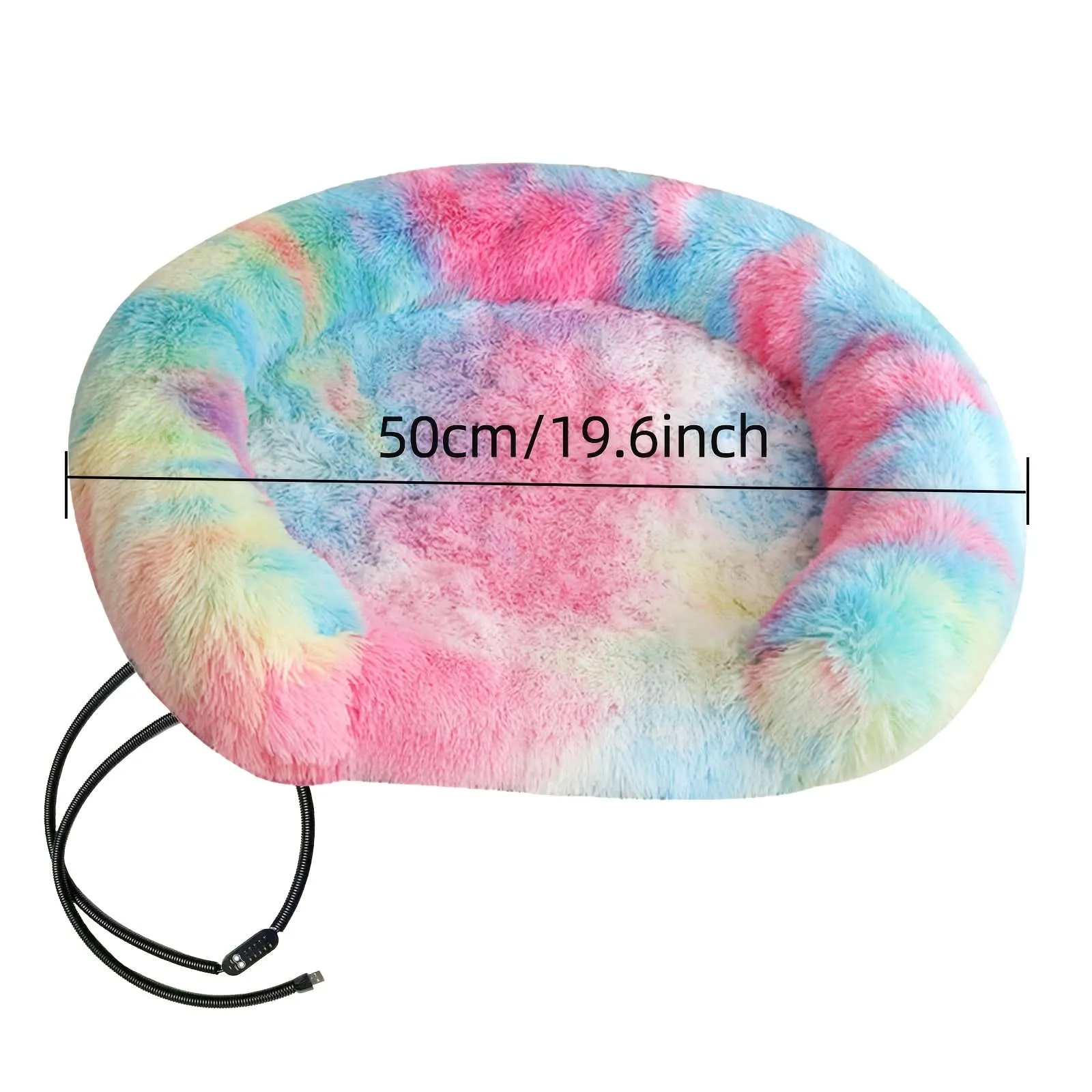 USB Heated Pet Bed – Adjustable Temps