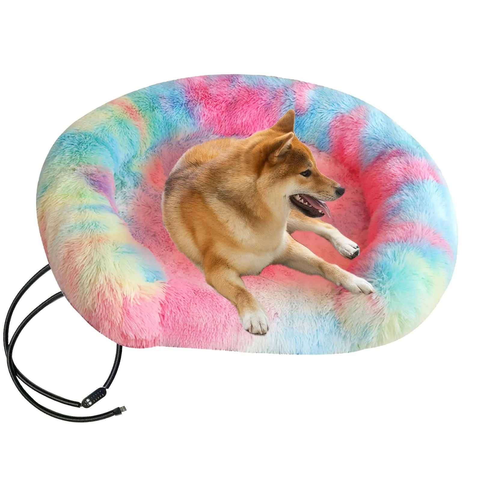 USB Heated Pet Bed – Adjustable Temps