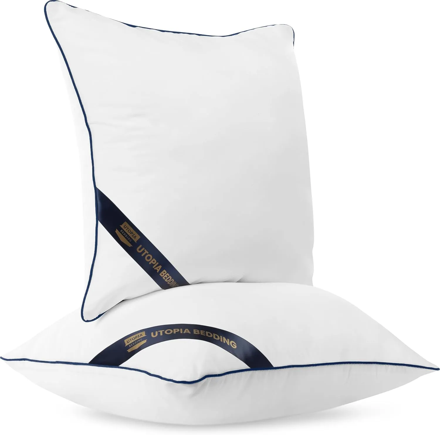 Utopia Bedding Throw Pillow Inserts (Pack of 4, White), 18 x 18 Inches Decorative Indoor Pillows for Sofa, Bed, Couch, Cushion Sham Stuffer