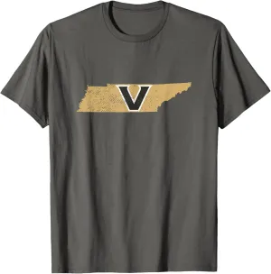 Vanderbilt University Commodores State Shape T-Shirt
