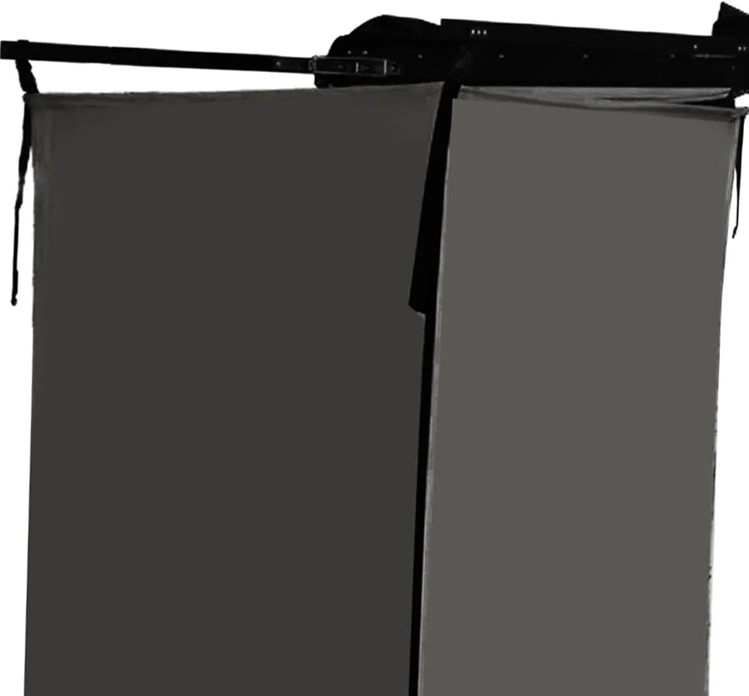 Vehicle Side Shower Tent,Shower Room Portable Camping Dressing Room Privacy Shelter for Trailer, Van, SUV, Truck, Automotive, Black