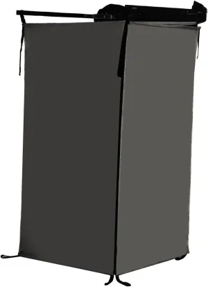 Vehicle Side Shower Tent,Shower Room Portable Camping Dressing Room Privacy Shelter for Trailer, Van, SUV, Truck, Automotive, Black