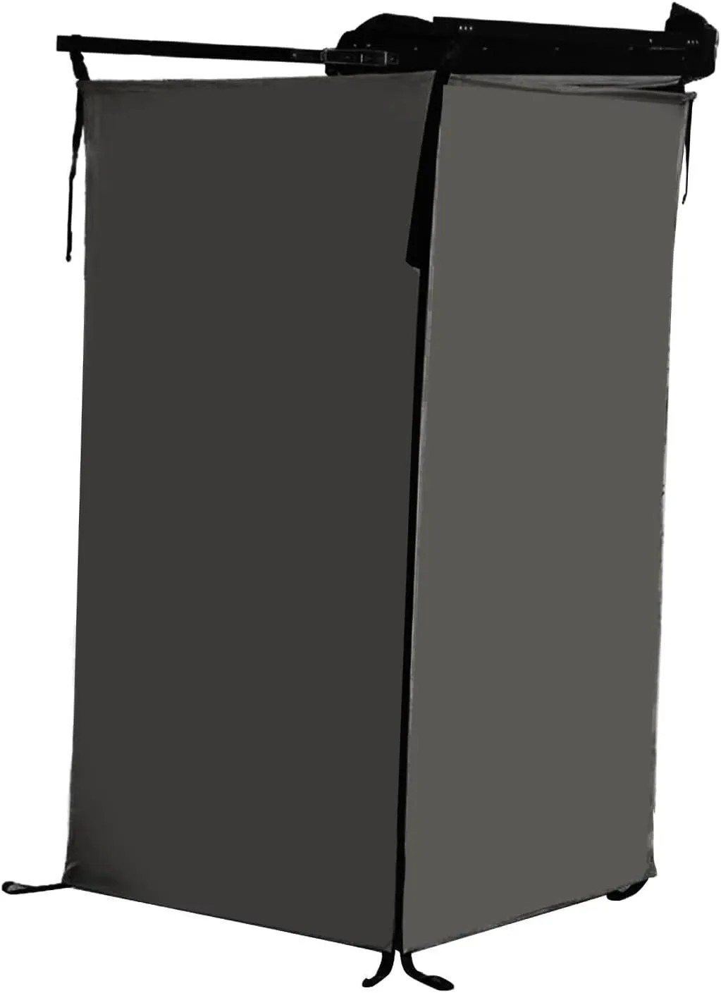 Vehicle Side Shower Tent,Shower Room Portable Camping Dressing Room Privacy Shelter for Trailer, Van, SUV, Truck, Automotive, Black