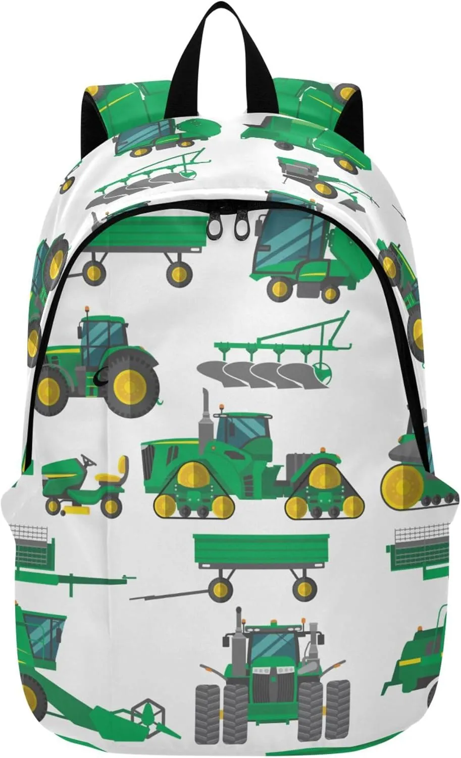 Vehicles Tractor Trailers Laptop Backpack Travel Hiking Camping Work Computer Back Packs Book Bags for Men Women