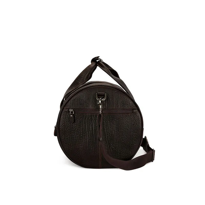 Vintage Leather Large Capacity Duffel Bag