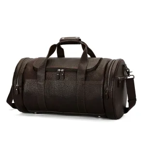 Vintage Leather Large Capacity Duffel Bag