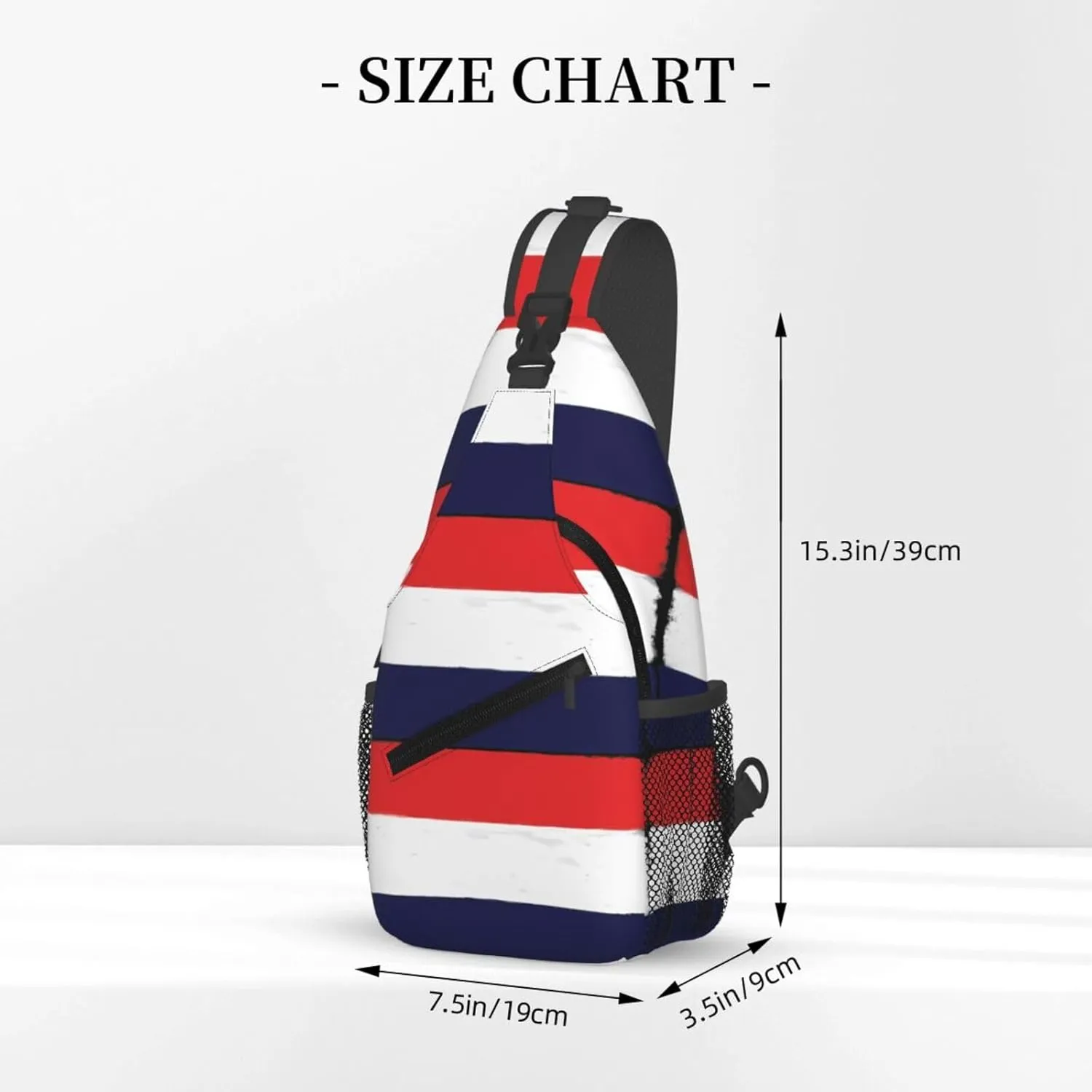 Vintage Netherlands Holland Flag Crossbody Bag Cross Chest Bag Adjustable Sling Backpack Sports Gym Shoulder Bags Travel Cycling Daypack Diagonally Casual Rucksack