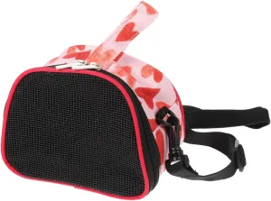 VOSAREA Portable Hamster Carrier Bag Breathable Travel Backpack for Small Pets Lightweight Zippered Design for Hamsters Guinea Pigs and Other Small Animals