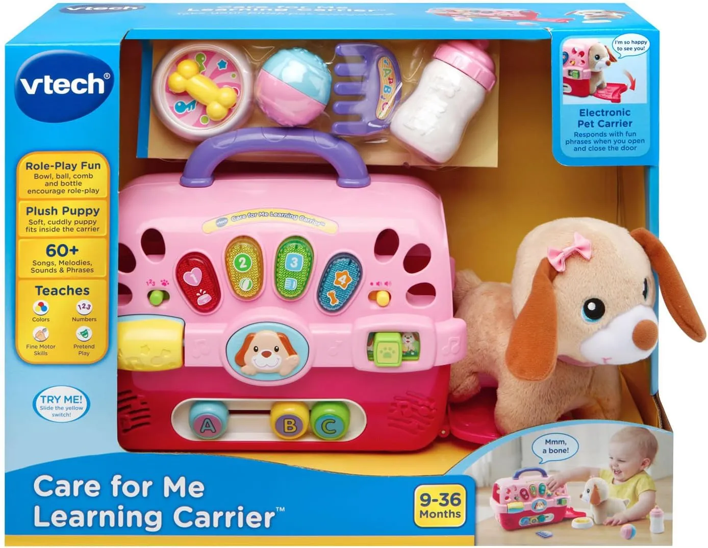 VTech Care for Me Learning Carrier, Pink