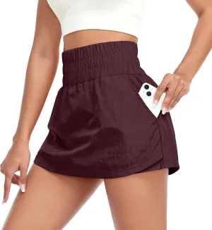 VUTRU Women's Tennis Skorts Athletic Quick-Dry Lightweight Golf Skorts Skirts with Phone Pockets Running Workout Skorts