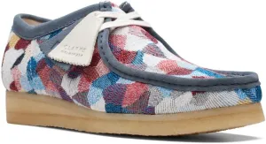 Wallabee Womens Originals Shoes Style # 26172247 Multi Color Blue Textile